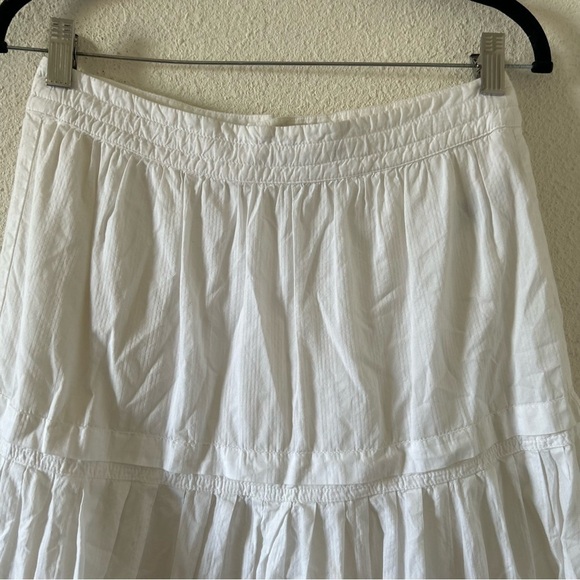 J. Crew Women’s Midi Dress Sz 0 Cotton Ivory Button Back Cottage core Western - Picture 13 of 13